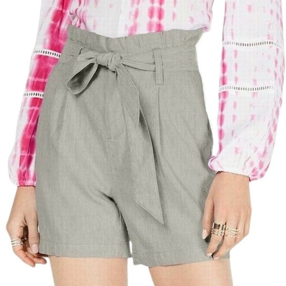 INC International Concepts Gray Shorts Linen Blend Size XL NEW